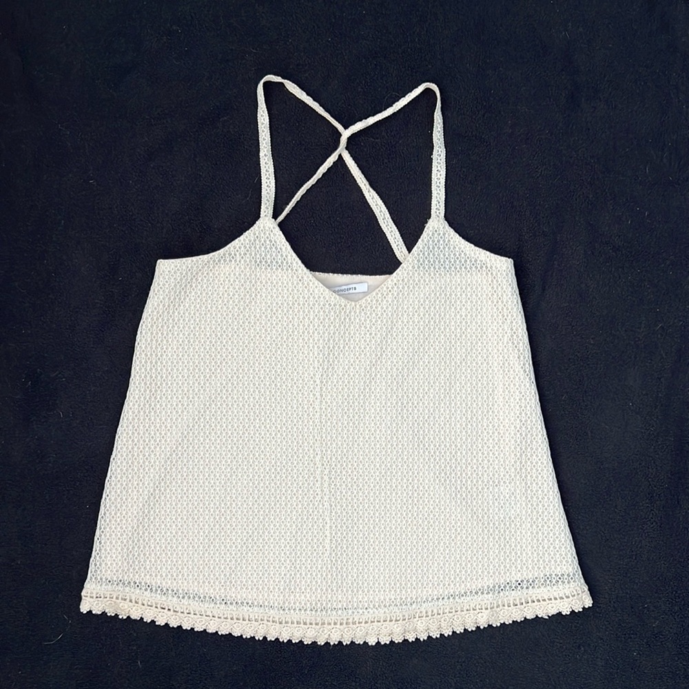 White Lace Collective Concepts Tank Top (size S)